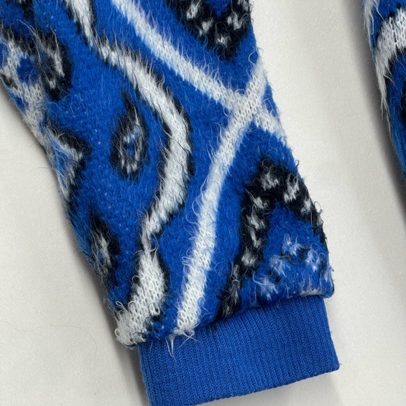Blue Patterned Women's Cardigan - Picture 12 of 12